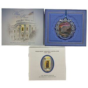White House Historical Association 2009 Christmas Ornament Grover Cleveland